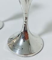 Pair of Antique Art Nouveau Solid Silver Vases (5 of 13) Pair of Antique Art Nouveau Solid Silver Vases (5 of 13)