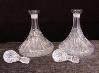 Pair of Cut Glass Ships Decanters (2 of 6) Pair of Cut Glass Ships Decanters (2 of 6)