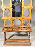 Good Late 19th Century Golden Oak Hall Stand (3 of 6) Good Late 19th Century Golden Oak Hall Stand (3 of 6)