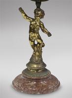 Globe Gilt Brass Figural on Marble Stand (2 of 3) Globe Gilt Brass Figural on Marble Stand (2 of 3)
