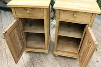 Fabulous! Pair of Old Stripped Pine Bedside Cabinets / Cupboards - We Deliver! (5 of 9) Fabulous! Pair of Old Stripped Pine Bedside Cabinets / Cupboards - We Deliver! (5 of 9)