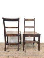 Four 19th Century Oak Back Bar Chairs (10 of 10) Four 19th Century Oak Back Bar Chairs (10 of 10)