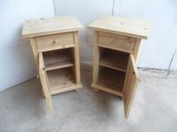 Lovely Pair of Plain Small Antique Pine Bedside Cabinets to wax / paint (7 of 7) Lovely Pair of Plain Small Antique Pine Bedside Cabinets to wax / paint (7 of 7)