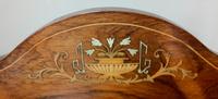 Antique Victorian Inlaid Rosewood Purdonium (4 of 4) Antique Victorian Inlaid Rosewood Purdonium (4 of 4)