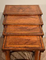 Sheraton Period Amboyna Inlaid Nest of Tables (6 of 6) Sheraton Period Amboyna Inlaid Nest of Tables (6 of 6)
