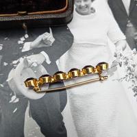 Antique 9ct Yellow Gold Six Amethyst Bar Brooch, Victorian Edwardian 9K Pin (6 of 8) Antique 9ct Yellow Gold Six Amethyst Bar Brooch, Victorian Edwardian 9K Pin (6 of 8)