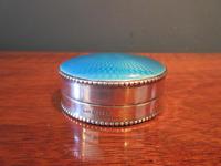 George V Silver & Turquoise Enamel Box (5 of 5) George V Silver & Turquoise Enamel Box (5 of 5)