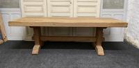 Large French Bleached Oak Farmhouse Dining Table (5 of 19) Large French Bleached Oak Farmhouse Dining Table (5 of 19)