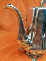 Antique Victorian Silver Plate Teapot C1870 Hand Engraved Folate Patterning with Bird, Maybe Eagle Finial (2 of 11) Antique Victorian Silver Plate Teapot C1870 Hand Engraved Folate Patterning with Bird, Maybe Eagle Finial (2 of 11)