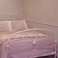 Cream Victorian Cast Iron Bedstead with Hoop Over Design (8 of 10) Cream Victorian Cast Iron Bedstead with Hoop Over Design (8 of 10)