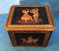 Victorian Italian Sorento Ware Single Tea Caddy (4 of 16) Victorian Italian Sorento Ware Single Tea Caddy (4 of 16)