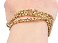 9ct Yellow Gold Longuard Chain - Antique c.1890 (12 of 12) 9ct Yellow Gold Longuard Chain - Antique c.1890 (12 of 12)