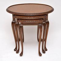 Antique Burr Walnut Nest of Three Tables (9 of 10) Antique Burr Walnut Nest of Three Tables (9 of 10)