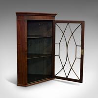 Antique Corner Cabinet, English, Mahogany, Cupboard, Astragal Glazed, Georgian (12 of 12) Antique Corner Cabinet, English, Mahogany, Cupboard, Astragal Glazed, Georgian (12 of 12)