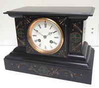 Very Fine French Slate & Marble Mantel Clock Classic 8 Day Striking Mantle Clock (10 of 13) Very Fine French Slate & Marble Mantel Clock Classic 8 Day Striking Mantle Clock (10 of 13)