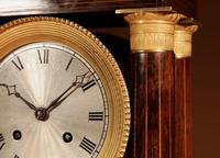 A Very Stylish Charles X Rosewood/Palisandre Inlaid With Lemon Wood and Ormolu Portico Clock Circa: 1830 (2 of 15) A Very Stylish Charles X Rosewood/Palisandre Inlaid With Lemon Wood and Ormolu Portico Clock Circa: 1830 (2 of 15)
