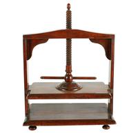 18th Century Fruit Wood Book Press (3 of 8) 18th Century Fruit Wood Book Press (3 of 8)
