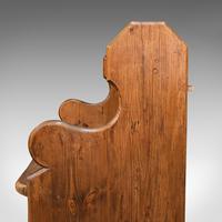 Antique Love Seat, English, Pine, Bench, Pew, Ecclesiastic Taste, Victorian (10 of 12) Antique Love Seat, English, Pine, Bench, Pew, Ecclesiastic Taste, Victorian (10 of 12)