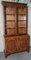 Georgian Style Mahogany and Satinwood Banded Bookcase (7 of 10) Georgian Style Mahogany and Satinwood Banded Bookcase (7 of 10)
