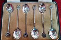 Cased Set of Sterling Silver Coffee Spoons (2 of 5) Cased Set of Sterling Silver Coffee Spoons (2 of 5)
