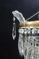 Italian Art Deco Three Tier Crystal Glass Chandelier (4 of 6) Italian Art Deco Three Tier Crystal Glass Chandelier (4 of 6)