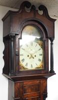 19th Century Swan Neck Pediment Longcase Clock Galleon painted arched dial 8 Day Movement Gloucestershire clock (3 of 5) 19th Century Swan Neck Pediment Longcase Clock Galleon painted arched dial 8 Day Movement Gloucestershire clock (3 of 5)
