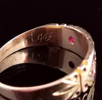 Victorian Ruby and Diamond Ring, Maltese Cross, 15ct Yellow Gold (5 of 12) Victorian Ruby and Diamond Ring, Maltese Cross, 15ct Yellow Gold (5 of 12)