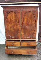 1830's Mahogany Linen Press with Slides (2 of 6) 1830's Mahogany Linen Press with Slides (2 of 6)