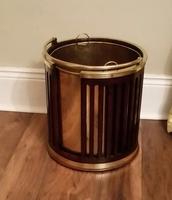 George III Mahogany & Brass Bound Plate Bucket (6 of 6) George III Mahogany & Brass Bound Plate Bucket (6 of 6)