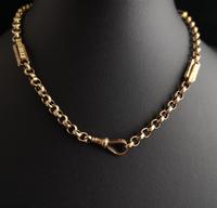 Antique Victorian 9ct Gold Albert Chain, Fancy Link (9 of 12) Antique Victorian 9ct Gold Albert Chain, Fancy Link (9 of 12)