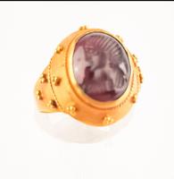 Antique Roman Style Grand Tour Gold Intaglio Ring (2 of 5) Antique Roman Style Grand Tour Gold Intaglio Ring (2 of 5)