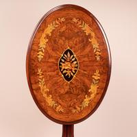 Good Quality Marquetry Walnut Occasional Tip Table (10 of 14) Good Quality Marquetry Walnut Occasional Tip Table (10 of 14)