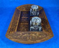 William IV Satinwood & Rosewood Inkstand (9 of 12) William IV Satinwood & Rosewood Inkstand (9 of 12)