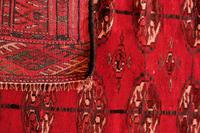 Vintage Handmade Persian Turkoman Rug (12 of 12) Vintage Handmade Persian Turkoman Rug (12 of 12)