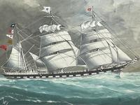 Edwardian Watercolour "Champion Of The Seas" Ship Black Ball Line Off Cape of Good Hope Signed Pierhead Artist Williams (2 of 39) Edwardian Watercolour "Champion Of The Seas" Ship Black Ball Line Off Cape of Good Hope Signed Pierhead Artist Williams (2 of 39)