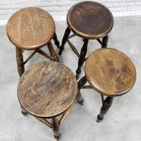 4 x 19th Century Pub Stools (5 of 5) 4 x 19th Century Pub Stools (5 of 5)