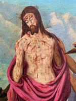 Pair of 19th Century Religious Old Master Oil Paintings - Set of 14 Available (16 of 32) Pair of 19th Century Religious Old Master Oil Paintings - Set of 14 Available (16 of 32)