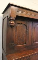 Antique Carved Oak Sideboard Court Cupboard Dresser (11 of 15) Antique Carved Oak Sideboard Court Cupboard Dresser (11 of 15)