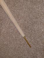 Vintage Ladies Beige Canopy Umbrella with Skilfully Clad Leather Crook Handle (9 of 14) Vintage Ladies Beige Canopy Umbrella with Skilfully Clad Leather Crook Handle (9 of 14)