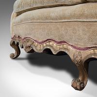 Antique 2 Seat Sofa, French, Textile, Beech, Settee, C.1900 (12 of 12) Antique 2 Seat Sofa, French, Textile, Beech, Settee, C.1900 (12 of 12)