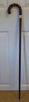 Walking Stick Cane Silver Collar Rosewood Shaft Tortoise Shell Handle (10 of 10) Walking Stick Cane Silver Collar Rosewood Shaft Tortoise Shell Handle (10 of 10)