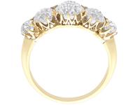 3.29ct Diamond & 18ct Yellow Gold Five Stone Ring c.1925 (6 of 9) 3.29ct Diamond & 18ct Yellow Gold Five Stone Ring c.1925 (6 of 9)