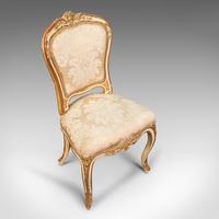 Antique Boudoir Chair, French, Giltwood, Bedroom Dressing Seat, Victorian c.1900 (7 of 12) Antique Boudoir Chair, French, Giltwood, Bedroom Dressing Seat, Victorian c.1900 (7 of 12)