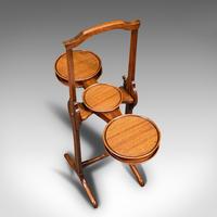 Antique Monoplane Folding Cake Stand, Mahogany, Afternoon Tea, Table, Edwardian (8 of 12) Antique Monoplane Folding Cake Stand, Mahogany, Afternoon Tea, Table, Edwardian (8 of 12)