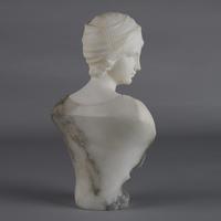 Italian Carved Alabaster Sculpture Signed by Pugi (6 of 9) Italian Carved Alabaster Sculpture Signed by Pugi (6 of 9)