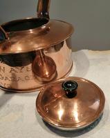 Antique Copper Advertising Kettle (4 of 7) Antique Copper Advertising Kettle (4 of 7)