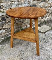 Antique Pine Cricket Table with Shelf (11 of 11) Antique Pine Cricket Table with Shelf (11 of 11)