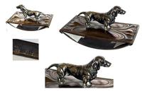 Art Nouveau WMF Style Metal Blotter with Dachshund Finial (2 of 5) Art Nouveau WMF Style Metal Blotter with Dachshund Finial (2 of 5)