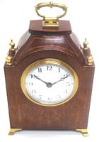 Superb Antique French 8-day Bracket Mantel Clock – Solid Mahogany Case with Multi Wood Inlay (5 of 10) Superb Antique French 8-day Bracket Mantel Clock – Solid Mahogany Case with Multi Wood Inlay (5 of 10)