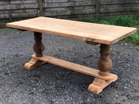 French Bleached Oak Farmhouse Dining Table (4 of 12) French Bleached Oak Farmhouse Dining Table (4 of 12)